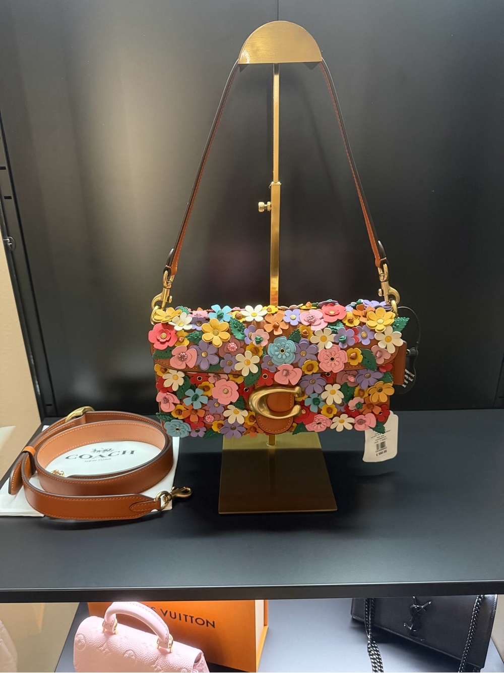 Coach Floral Appliqué Tabby 26 - Picture 2 of 9